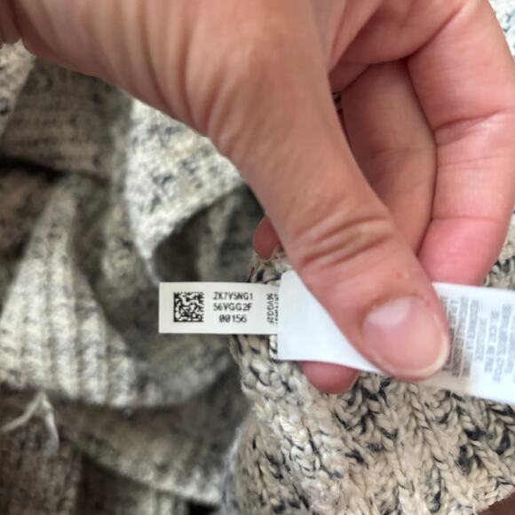 OFFLINE By Aerie Chillside Turtleneck Sweater Soft Muslin Gray Sz M Cozy Cotton - Picture 11 of 12